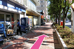 総武線「亀戸駅」からの道順8